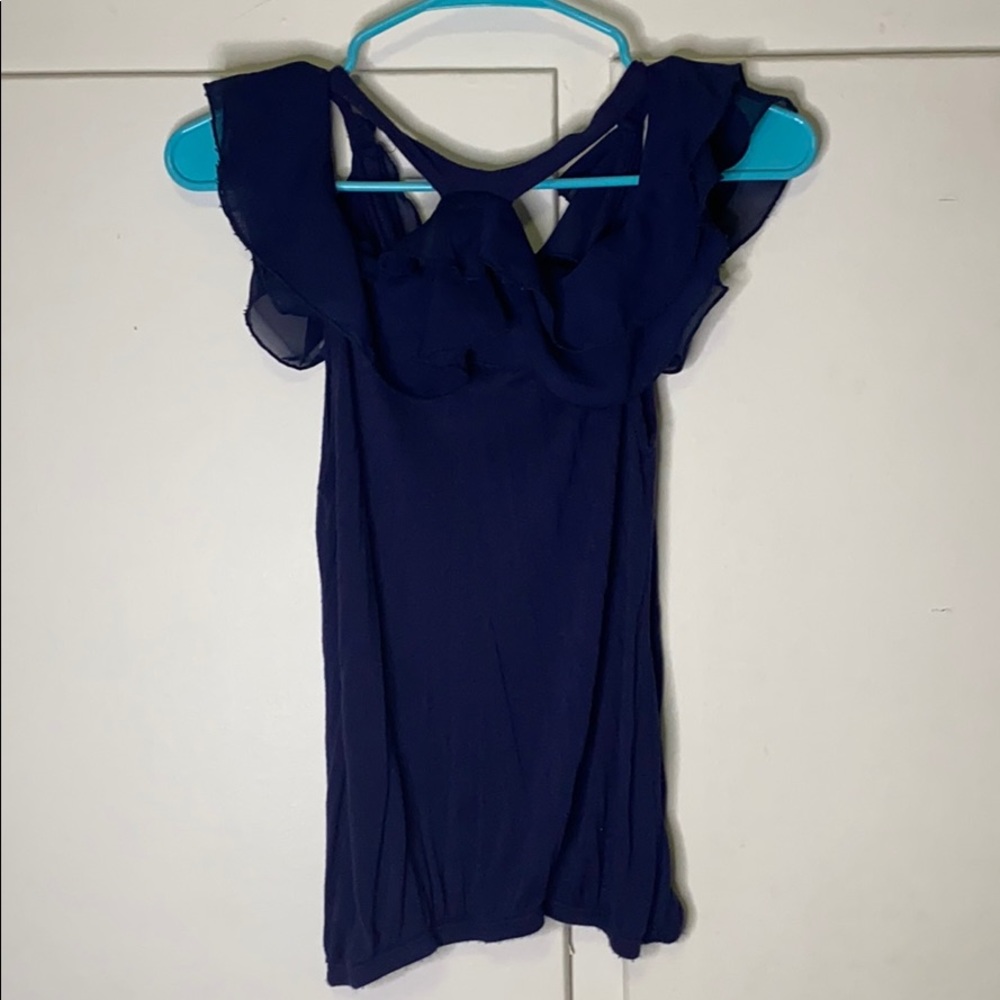 Navy blue blouse